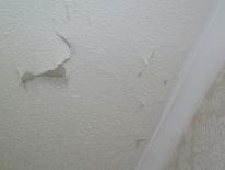 HCS inside house textured ceiling falling off